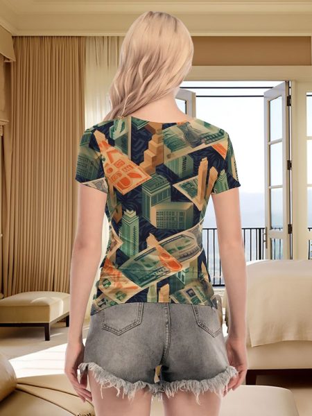 Short Sleeve Blouse Mesh Women Style That Breathes Power & Poise