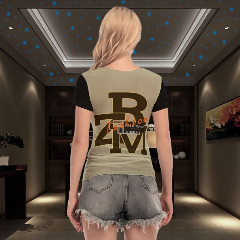 Women Blouse Mesh Elegance Flows Through Every Thread Short Sleeve