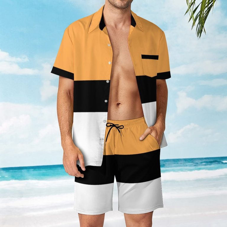 Breathable Top & Shorts Set Combo Hawaiian The Heatwave Suits for Men