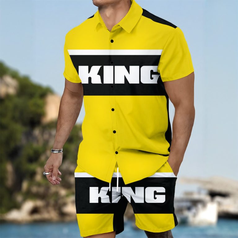 Coastal Vibes Shirt Set Men's King Summer Shirt Outfit