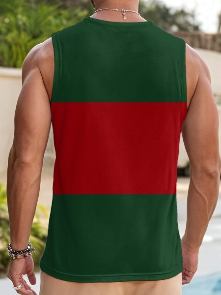 Tank Top City Heat Drawstring Men Fully Active With Drawstring