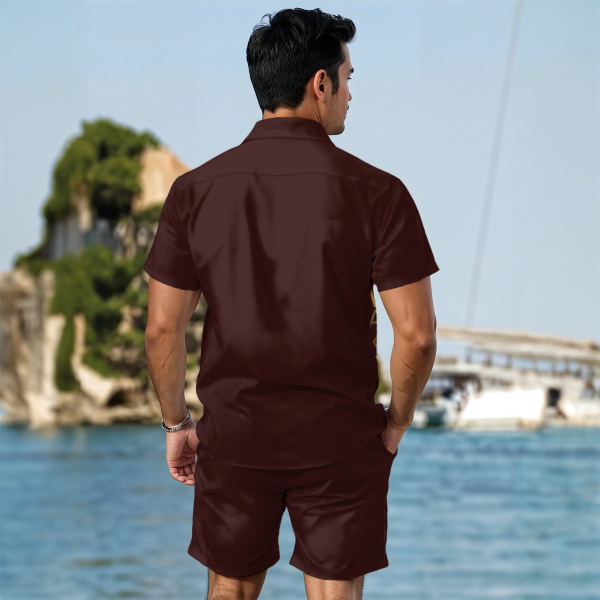 All Eyes On Me Set Men Flash Fit Summer Shirt Outfit