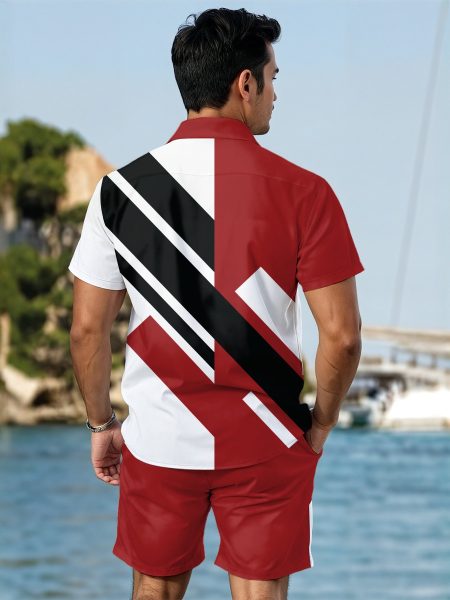 Weekend Vibe 2-Piece Outfit Men's Summer Shirt & Shorts Set