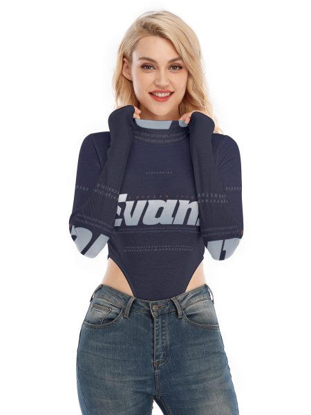 Timeless Turtleneck Flow Bodysuit Women Long Sleeve Jumpsuits
