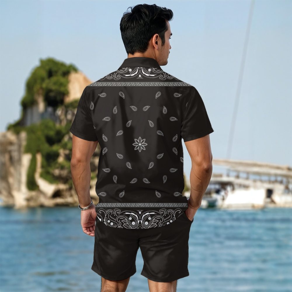 Men Summer Shirt & Shorts Set Elite Lightweight & Stylish