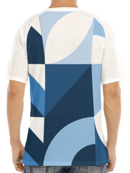 Modern Raglan T-Shirt Henley Tee for Men Captivating Casual Business Comfortable & Versatile Sleeve