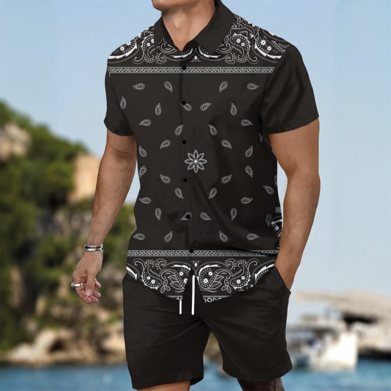 Men Summer Shirt & Shorts Set Elite Lightweight & Stylish