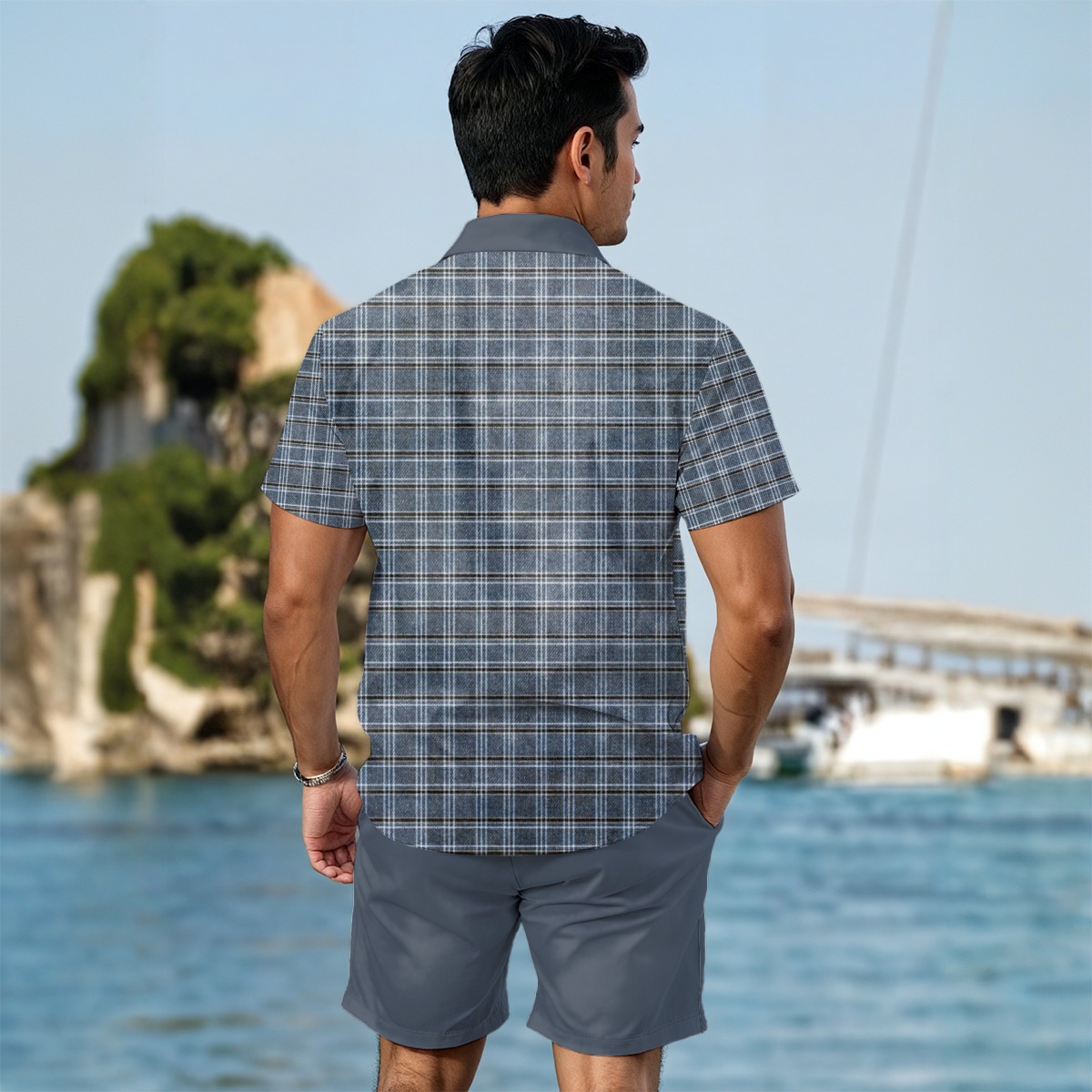 Men Resort Business Set Wear Relaxed Fit & Comfort Summer