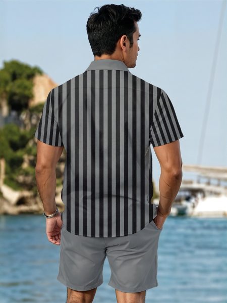 Cotton Blend Summer Set for Business Men Everyday Casual Summer
