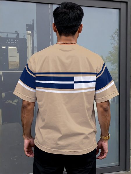 Vintage T-Shirt Wash Drop Businessmen Drop-shoulder Casual