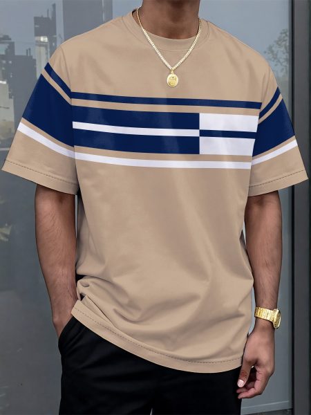 Vintage T-Shirt Wash Drop Businessmen Drop-shoulder Casual