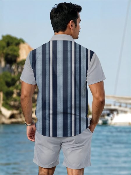Linen Shirt & Short Set for Men Prestige Business Breathable & Cool