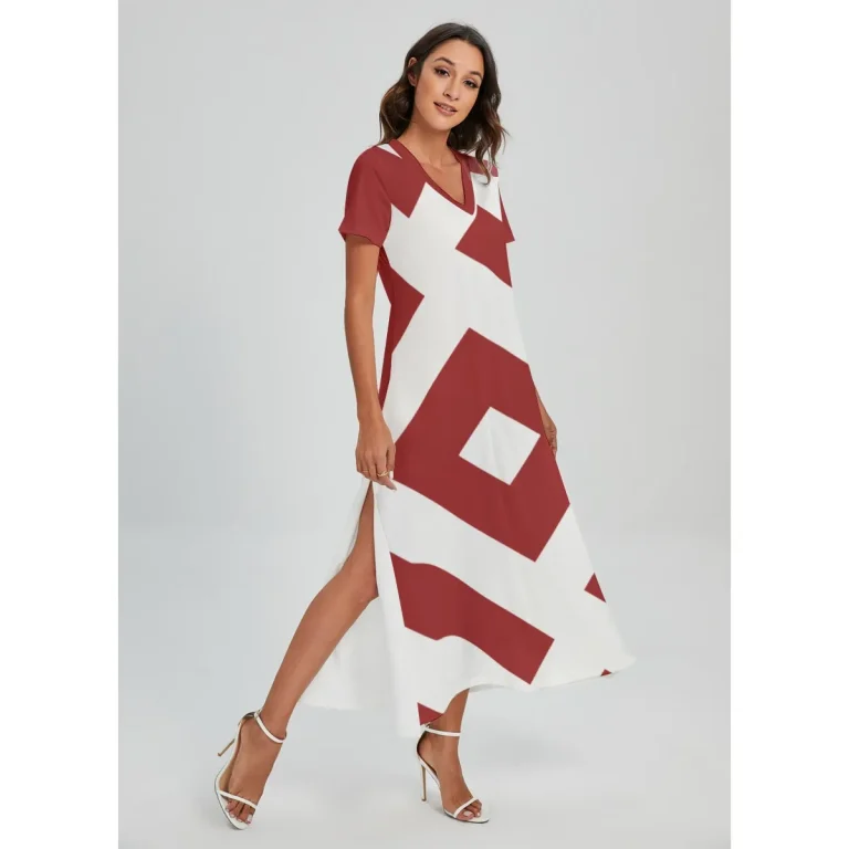 Sunset Stroll V-Neck Maxi - 12
