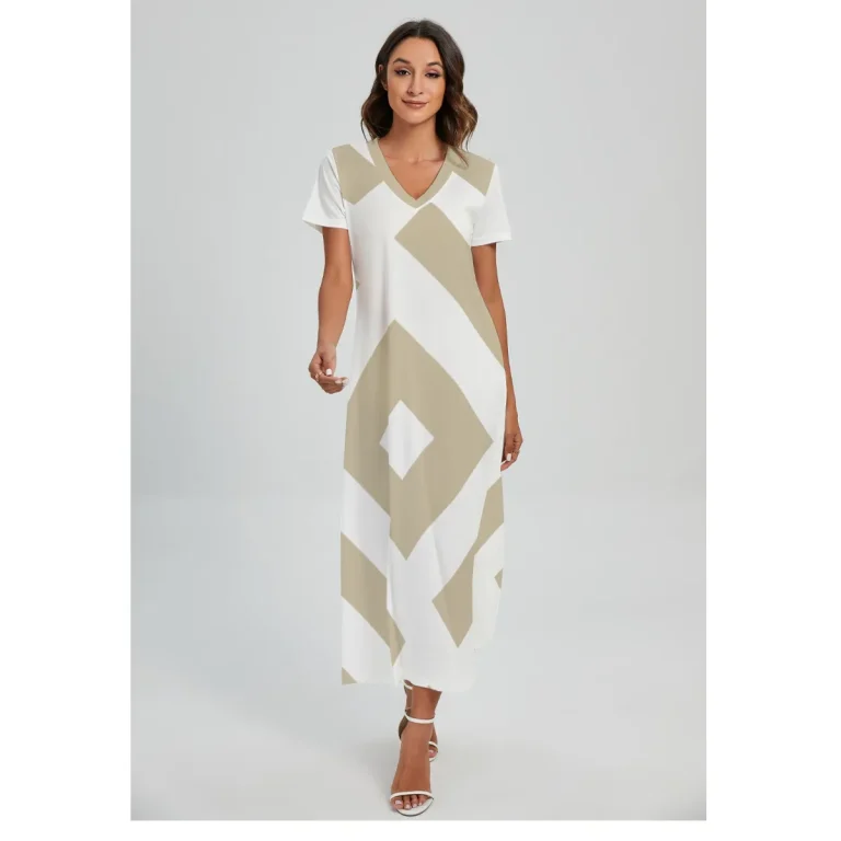 Sunset Stroll V-Neck Maxi - 25