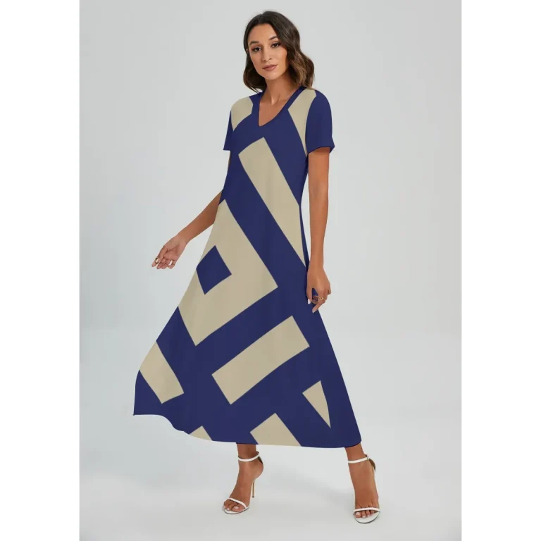 Sunset Stroll V-Neck Maxi - 6