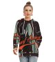 Women Sweatshirt Street Hoodie With Double Hood