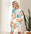 Summer Mini Dress Women Crew Neck Fashion Statement