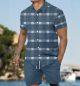 Business Short Sleeve Shirt & Matching Shorts Charming Summer Essentials Men Shirt Set