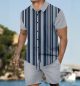 Linen Shirt & Short Set for Men Prestige Business Breathable & Cool
