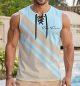 Cool Tank Top Breeze Drawstring Men With Drawstring For Sleek Days