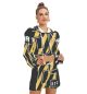 NYC Streets Hoodie And Shorts Women Outfit Mirco Fleece Set