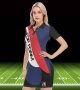 Game Day Sports Mini Dress Women Polo Collar Streetwear