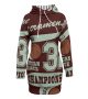 Pullover Hoodie Basketball Champions Women Raglan Sleeve