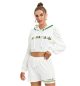 Jamaican Ting Hoodie And Shorts Outfit Women Mirco Fleece Set