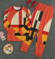 Orange Two-Piece Set Captivates Effortless Stylish Outfit