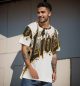 Men Lion O-Neck T-Shirt Casual And Stylish While Being Friendly
