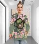 Camouflage Unruly Bear Hoodie Women Trendy Double Hood