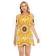 Women's Cold Shoulder Dress Floral Charm Perfect for Summer & Parties