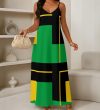 The Jamaican Maxi Dress That Dances with Dusk Women's Elegant Captivating V-Neck