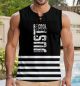 Raw Cut Muscle Tank Top Men Drawstring With Neutral Flow
