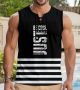 Raw Cut Muscle Tank Top Men Drawstring With Neutral Flow