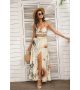 Sunny Day Women Top & Skirt Set Tie Back Wrap Dress Outfit