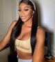 Unice Straight Human Hair Wig Glueless Wig Virgin Hair Machine Made Headband Wig