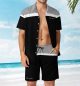 2-Pieces Set Men Tropical Vibe Suit Coastal Cool Collection for Men's