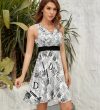 High Waist Mini Dress Breezy & Beautiful High Waist Summer Wear