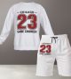 Comfort Style Outfit Sets Sweatshirt & Shorts