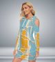 Flattering Abstract Mini Dress for Effortless Feminine Style