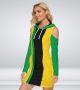 Jamaica Love Mini Dress Bodycon Women Tight Dress
