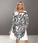 Rock & Roll Mini Dress Women Iconic Summer Crew Neck
