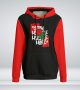 Stay Humble Hoodie Hustle Hard Black & Red Women Sweater Interlock