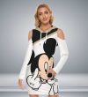 Stylish Mickey Mini Dress Flatters Feminine Curves Effortlessly