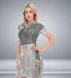 Stylish Stripes Mini Dress Elevate Your Look with Polo Collar