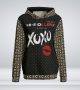 XOXO Lipstick Pullover Hoodie Women Streetwear Sweater Interlock