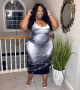 Glamorous Look Maxi Dress Plus Size Women 2023 Fashion