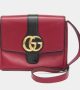 Gucci Red/Black Leather Small Arli Crossbody Bag