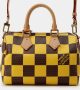 Louis Vuitton Jaune Matt Damier Pop Canvas Speedy Bandouliere Size 25
